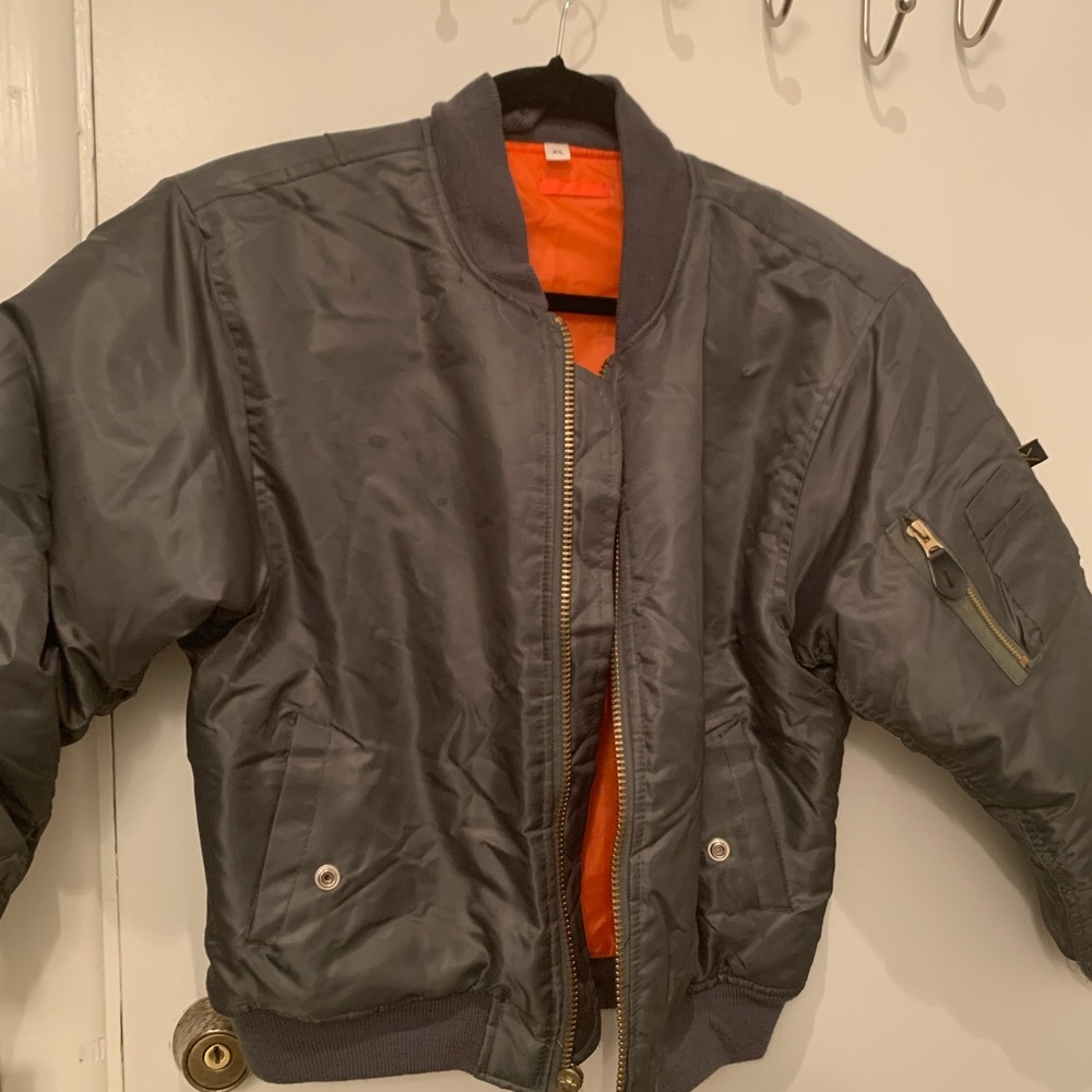 Alpha industries flight bomber jacket green